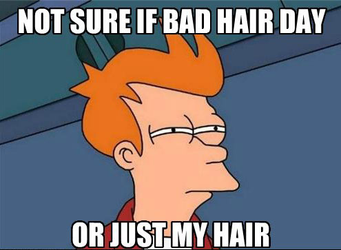 Bad Hair Day Meme
